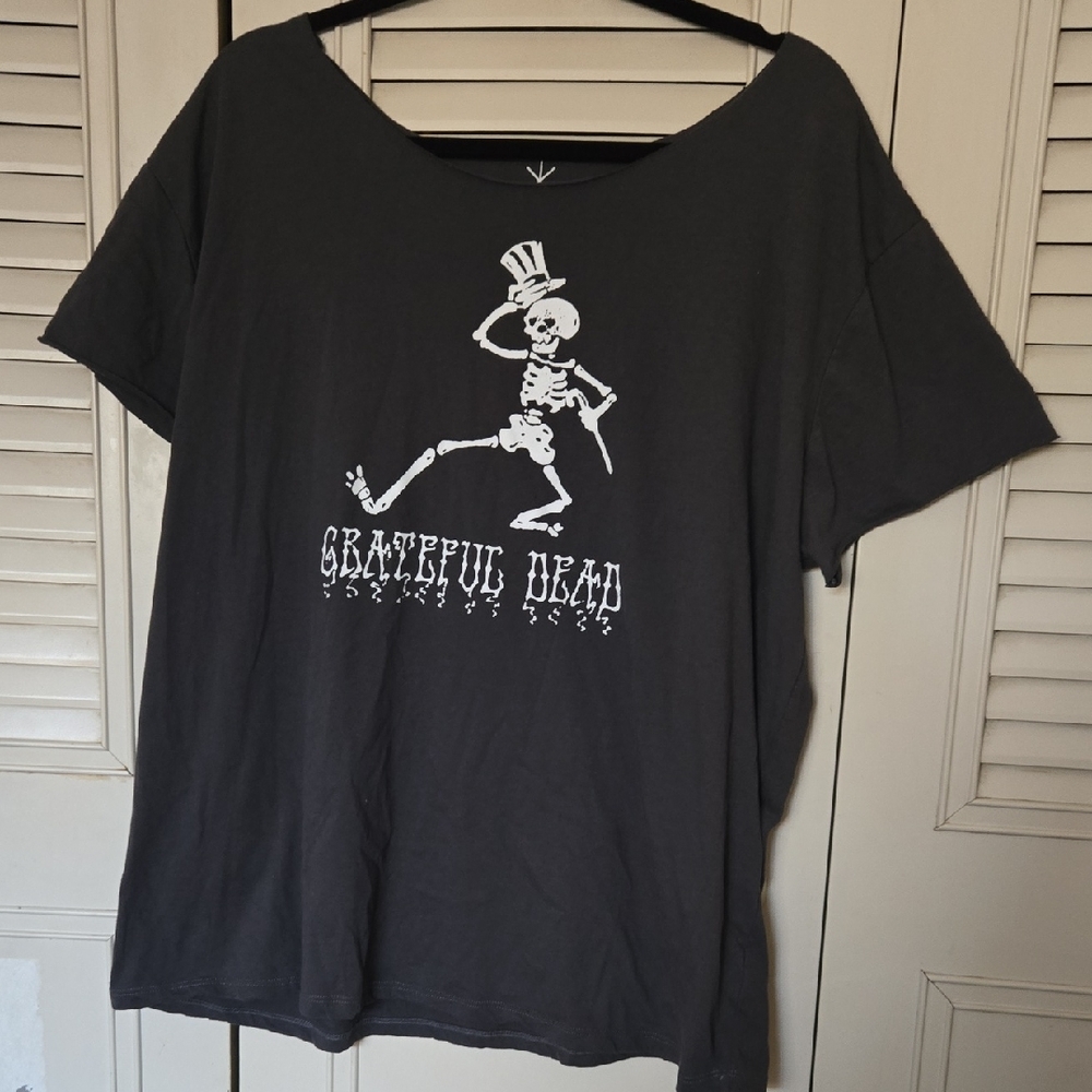 Grateful Dead Tee Gray Torrid Size 1